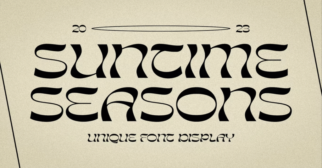 Suntime Seasons Font Download Premium Free