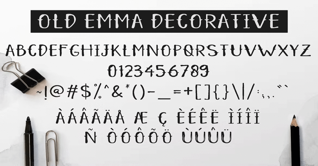 Old Emma Font Download Premium Free