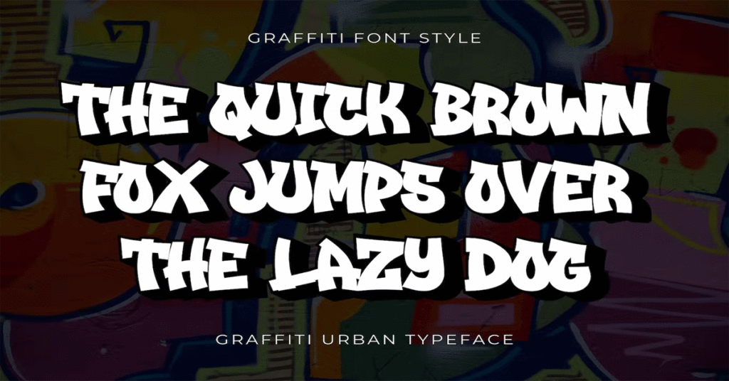 Urban Graffiti Sans Serif Premium Font