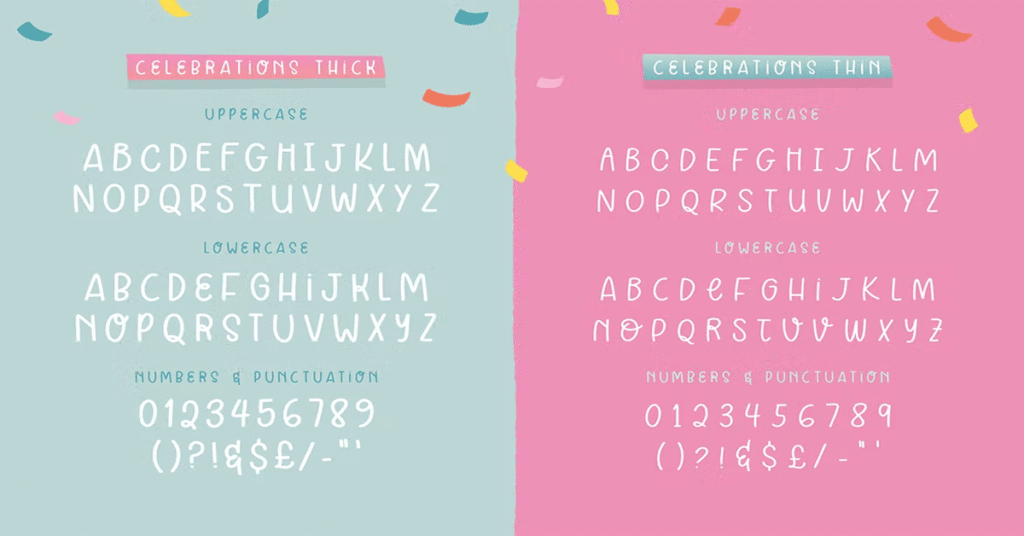 Celebrations Premium Free Font Download