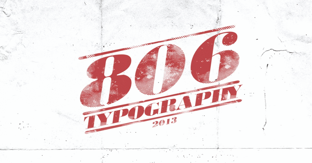 806 Typography Premium Free Font Download