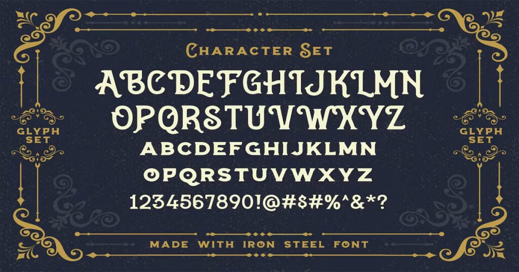 Iron Steel Medieval Download Premium Free Font