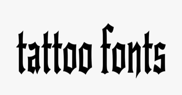 Unveiling the Artistry of New Tattoo Fonts