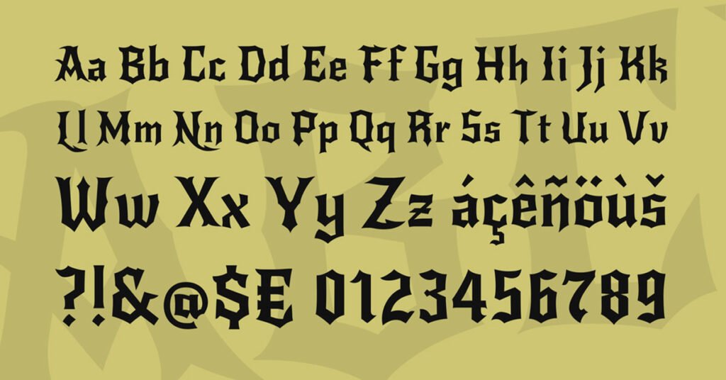 New Rocker Tattoo Download Free Font