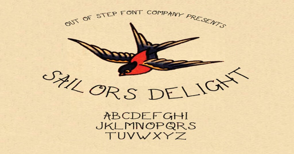 Sailor's Delight Tattoo Download Free Font