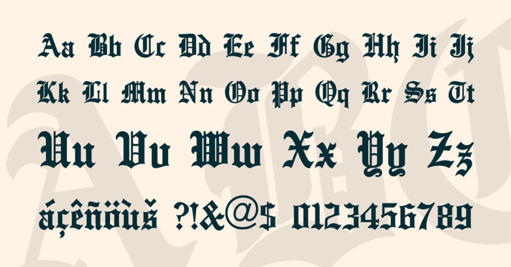 Olde English Premium Free Font