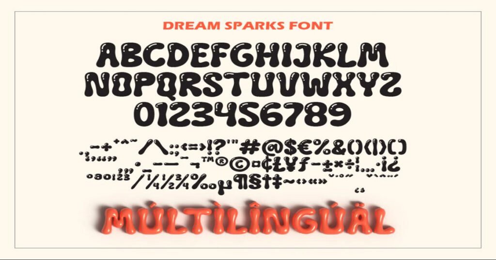 Dream Sparks Bubbly Premium Free Font