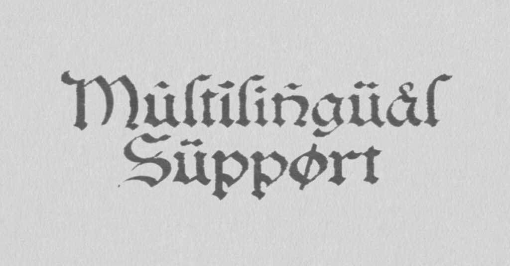 Salium Old English Premium Free Font