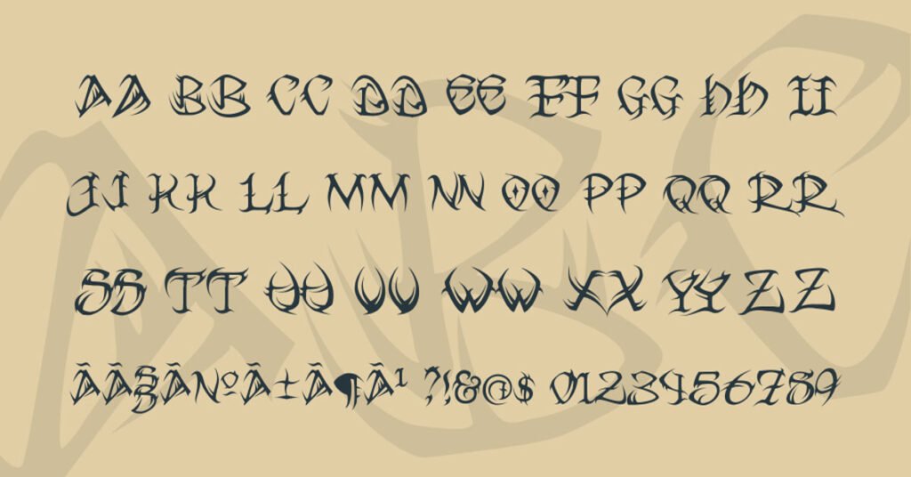 Tribal Tattoo Download Premium Free Font