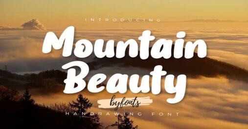 Mountain Beauty Christmas, Mountains of Christmas Bold Free Font