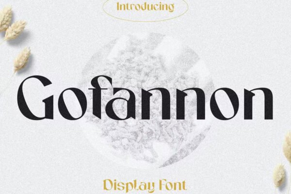 Gofannon Mockup, Nature, Organic Download premium free Font