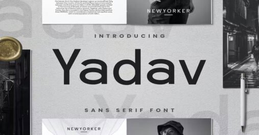 Yadaf Logo, Modern, Neon, Serif, Download Premium Free Font