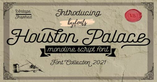 Houston Palace Instagram, Logo, Apremium Free Font