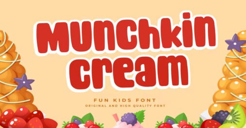 Munchkin Cream - Kids Funny premium free Font