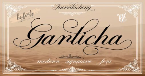 Garlicha - Calligraphy Script Premium Free Font