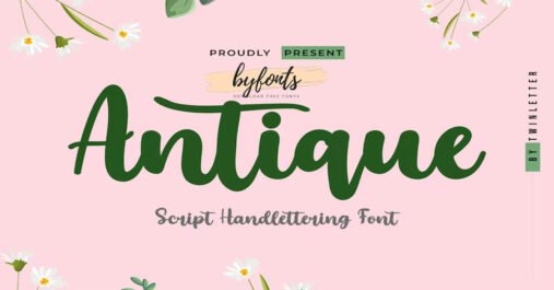 Antique cute fancy Download Premium Free Font