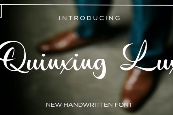 QuixingLux Handwritten text Download premium free Font