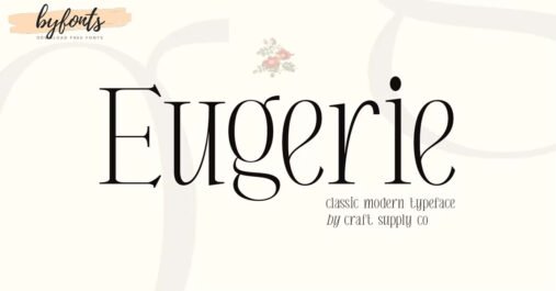 Eugerie - Classic Modern Typeface Premium Free Font