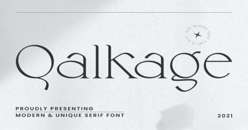 Qalkage Christmas, Elegant Premium Free Font