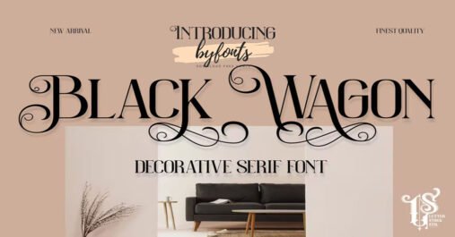 Black Wagon - Decorative Serif Premium Free Font