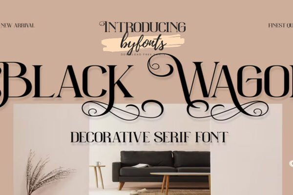 Black Wagon - Decorative Serif premium free Font