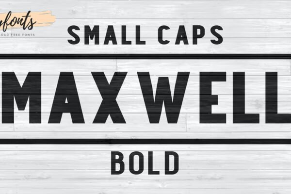 Maxwell Sans Small Caps Bold premium free Font