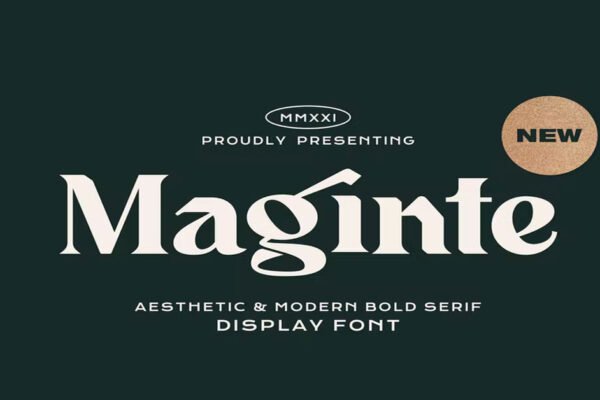 Maginte modern, Ligatures, Sans Serif Download premium free Font