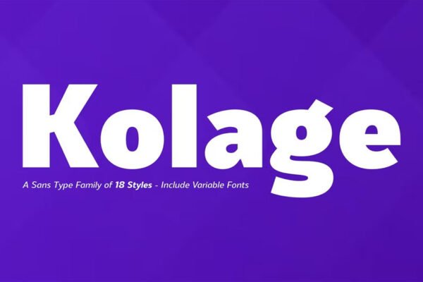 Kolage Logo, modern, Serif, Vintage premium free Font