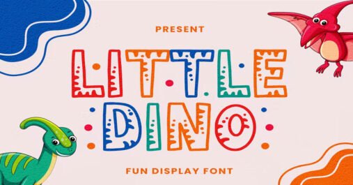 Little Dino Birthday, Candy, Fresh Download free Font