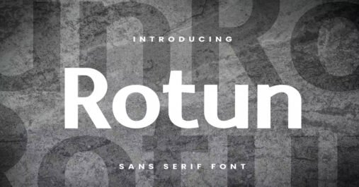Rotun Creative, Handwritten, Logo Download Free Font