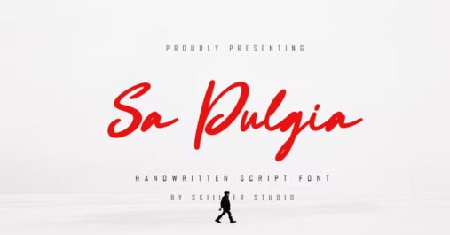 Sa Pulgia - Handwritten Script Download free Font