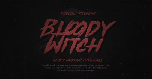 Bloody Witch Horror Elegant Instagram Free Font