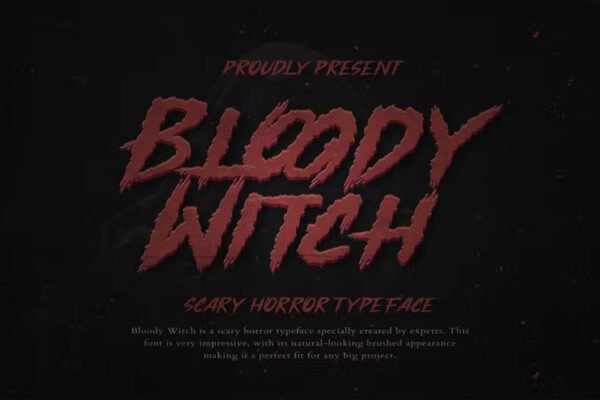 Bloody Witch Horror elegant Instagram free Font