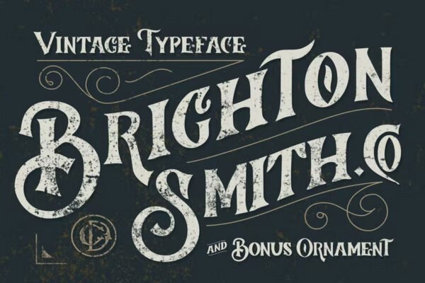 Brighton Smith Typeface Logo free font