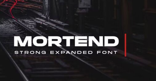 Mortend - Extended Family, Cool, aesthetic, adobe, free Font