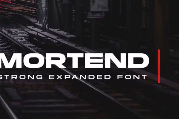 Mortend - Extended Family, Cool, aesthetic, adobe, free Font