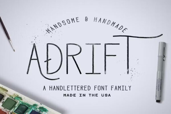 Adrift Lovely Decorative Download Free Font