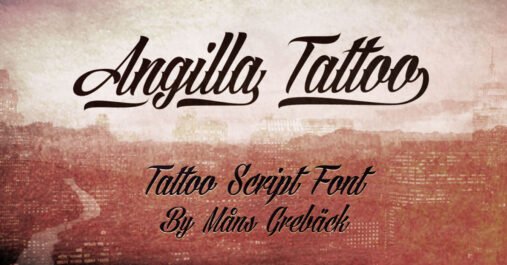 Angilla Tattoo Download Premium Free Font