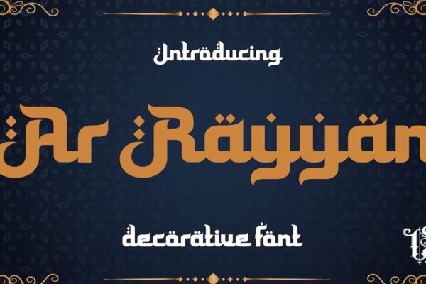 Ar Rayyan Arabian Decorative Premium Free Font