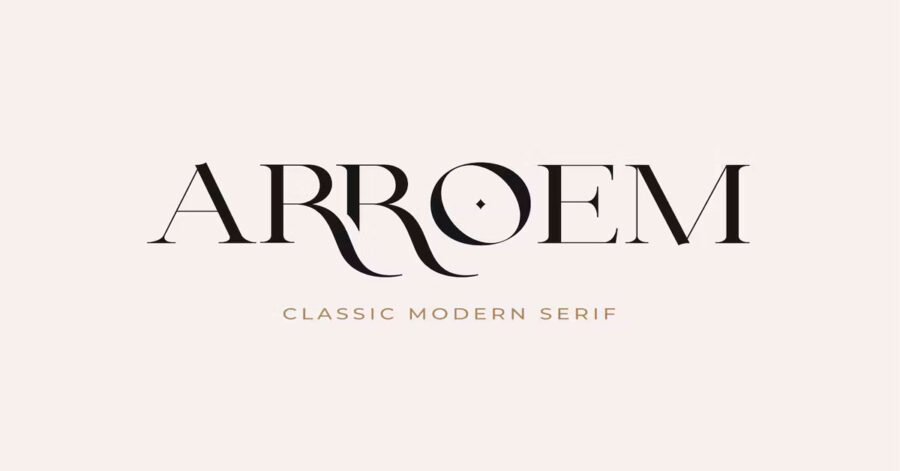 Arroem - Serif Display Download Premium Free Font