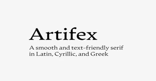 Artifex CF Crafting, Digital Designing Premium Free Font