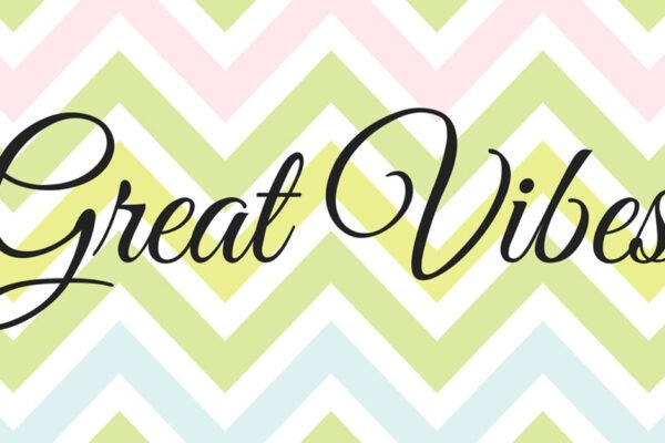 Great Vibes Cursive Download Free Font