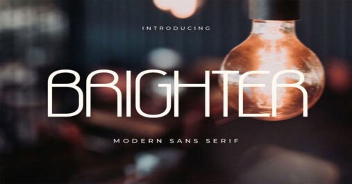 Brighter Modern Neon Light Premium Font