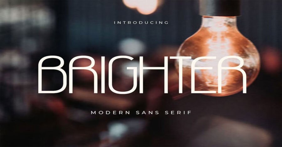 Brighter Modern Neon Light Premium Font