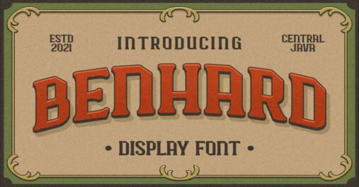 Benhard Display Medieval Download Premium Font