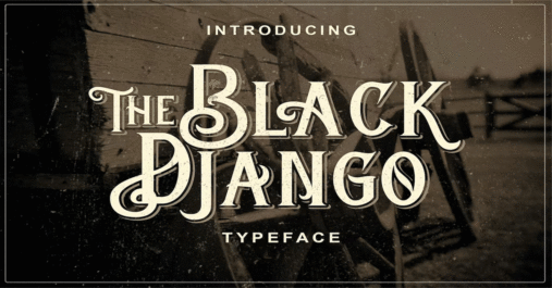 Black Django Font Download Premium Free