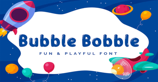 Bubble Bobble Font Download Premium Free