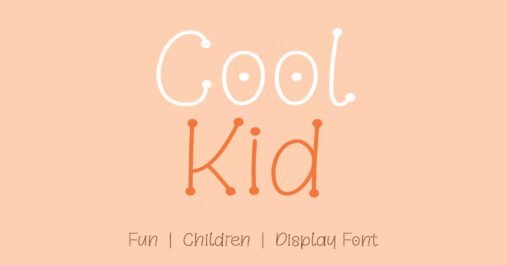 Cool Kid Fun Display Premium Free Font