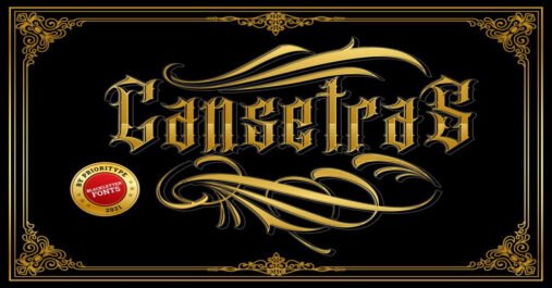Cansetras Tattoo Premium Free Font