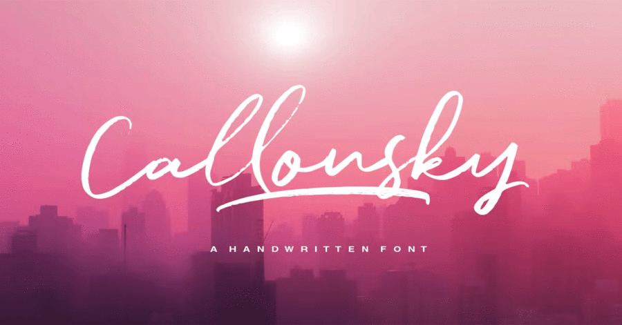 Callonsky Font Download Premium Free